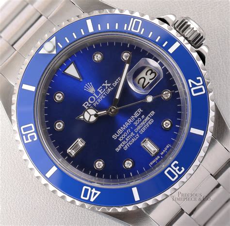 rolex bleu